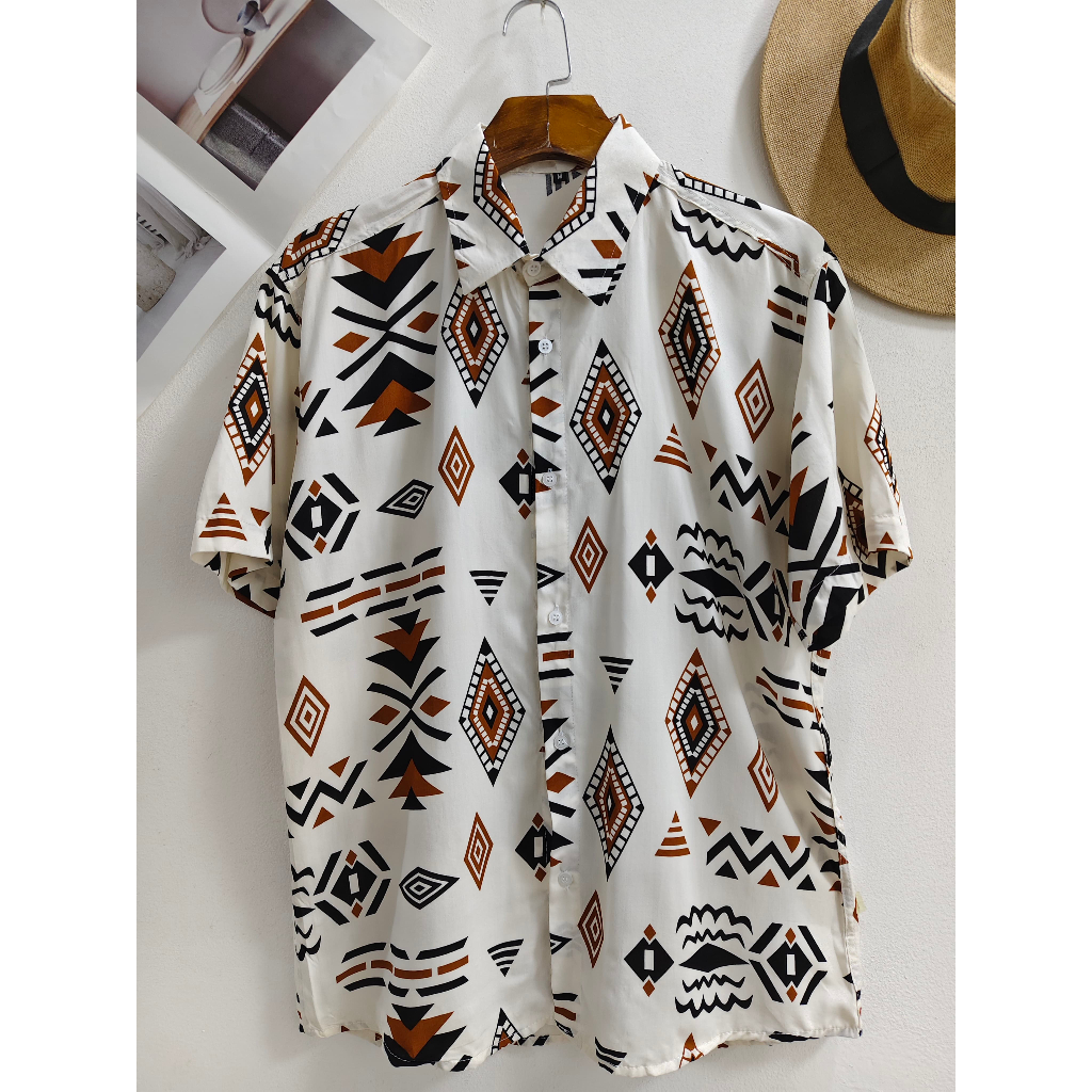 Camisas Social Floridas Masculinas Confortável Havaiana Estampadas  100% VISCOSE encolhe um pouquinho