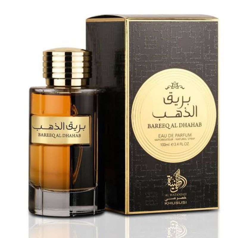 Perfume Arabe Bareeq Al Dhahab EDP 100ml Masculino original -Envio imediato em Oferta na Shopee