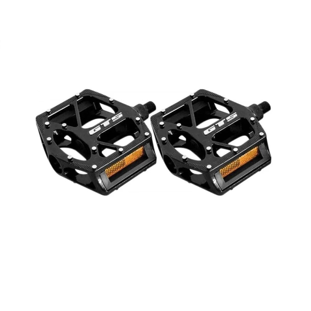 Pedal GTS De Bicicleta Plataforma Rosca Grossa Aluminio