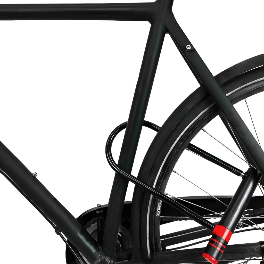 Cadeado Trava Tranca (600206) Bicicleta Bike U Lock Segurança Gravel - Preto