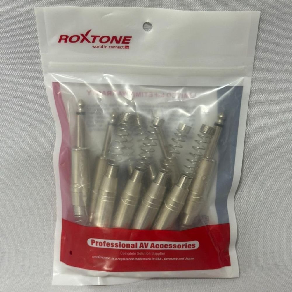 Conector P10 Mono De Linha RJ2PP-NN Kit C/ 10 Peças Plug P10