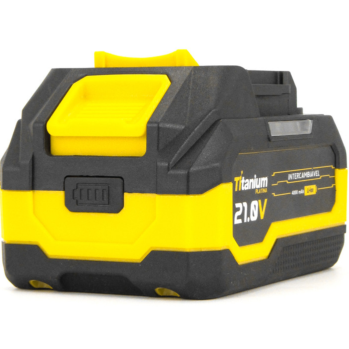 Bateria Li-Ion 21V 4000mAh Profissional para Ferramentas Elétricas – Titanium Platina