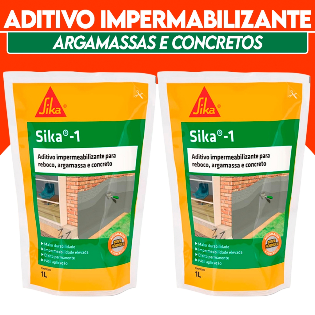 Aditivo Impermeabilizante Sika 1 Balde 1L Sika