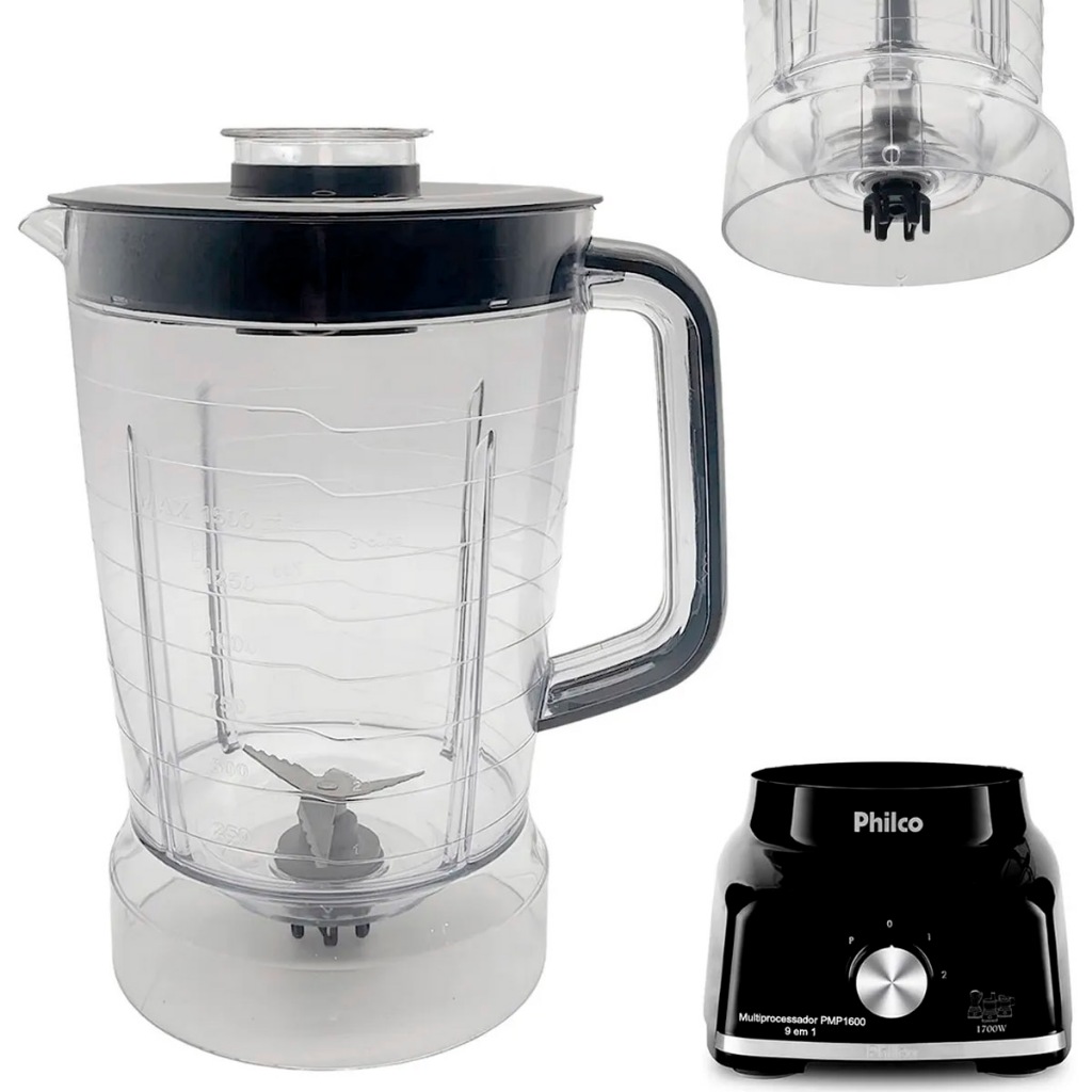 Copo Para Multiprocessador Liquidificador Philco Pmp1600 9 Em 1 (2090 - B2M-20)