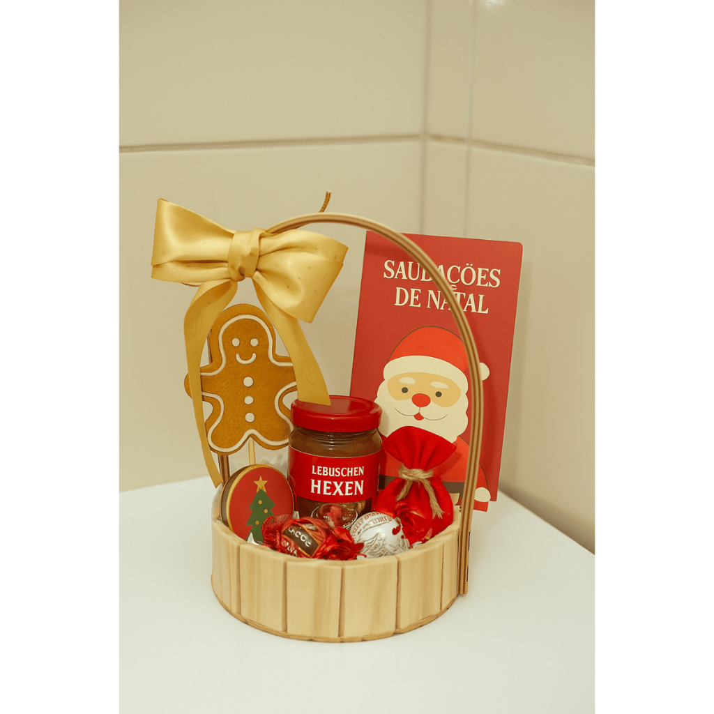 Kit 20 Cesta Redonda De Madeira Pinus Cestas Presente Chocolates 13cm