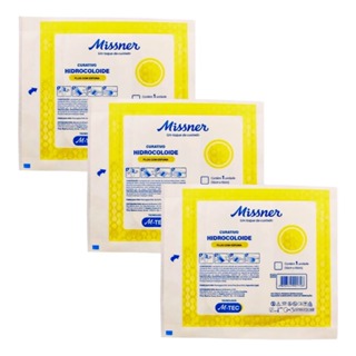 3 Unid Curativo Hidrocoloide C/espuma M-tec 10x10 - Missner em Oferta na Shopee
