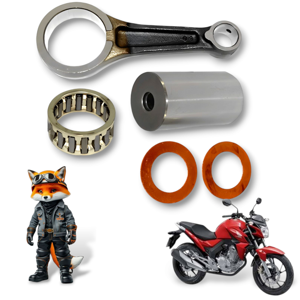 BIELA HONDA CBX 250 TWISTER XR 250 TORNADO — imagem 2 de 2