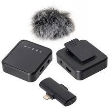 MICROFONE LAPELA QUADRADO  COM ENTRADA TYPE-C COM DOIS  MICROFONES