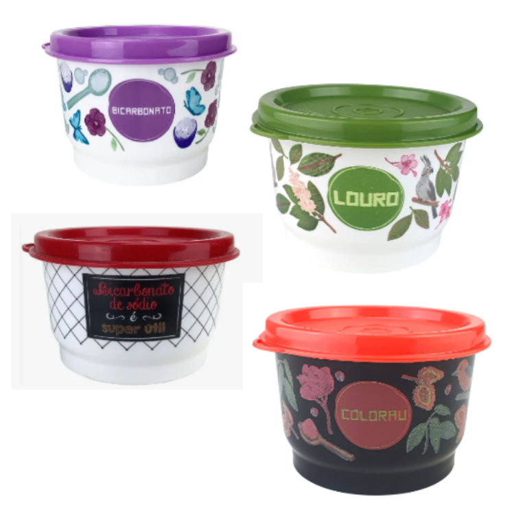 Pote Para Temperos Tupperware Variedades