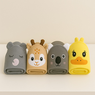 Toalha de Banho com Capuz Bebê Menino Menina – Felpuda, Macia e Secagem Rápida 70x70cm em Oferta na Shopee