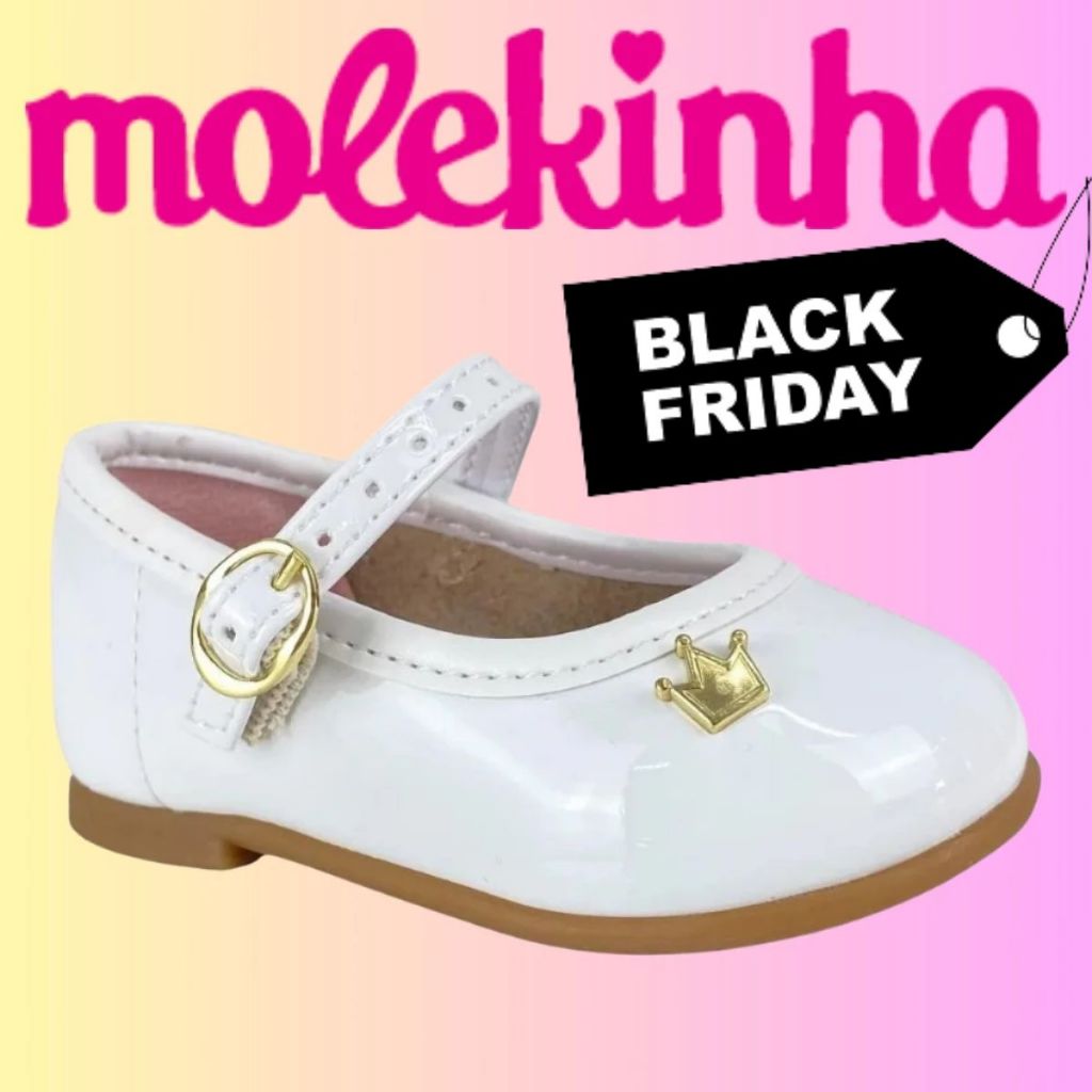 Sapatilha Infantil Menina Molekinha Conforto Antiderrapante | Lançamento! | Original Molekinha!