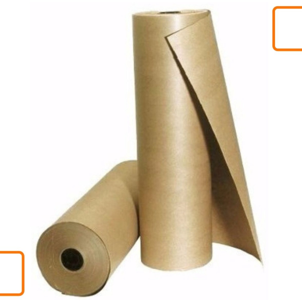 Papel Kraft 80g c/ 60cm de largura x 10 Metros de comprimento p/ embalagem Monolúcido em Oferta na Shopee