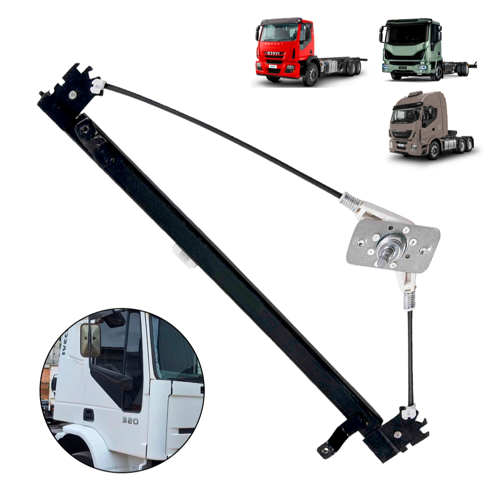 Maquina Vidro Stralis Eurocargo Cavallino 320 Tector Direita Manual Anos 1998 1999 2000 2001 a 2025