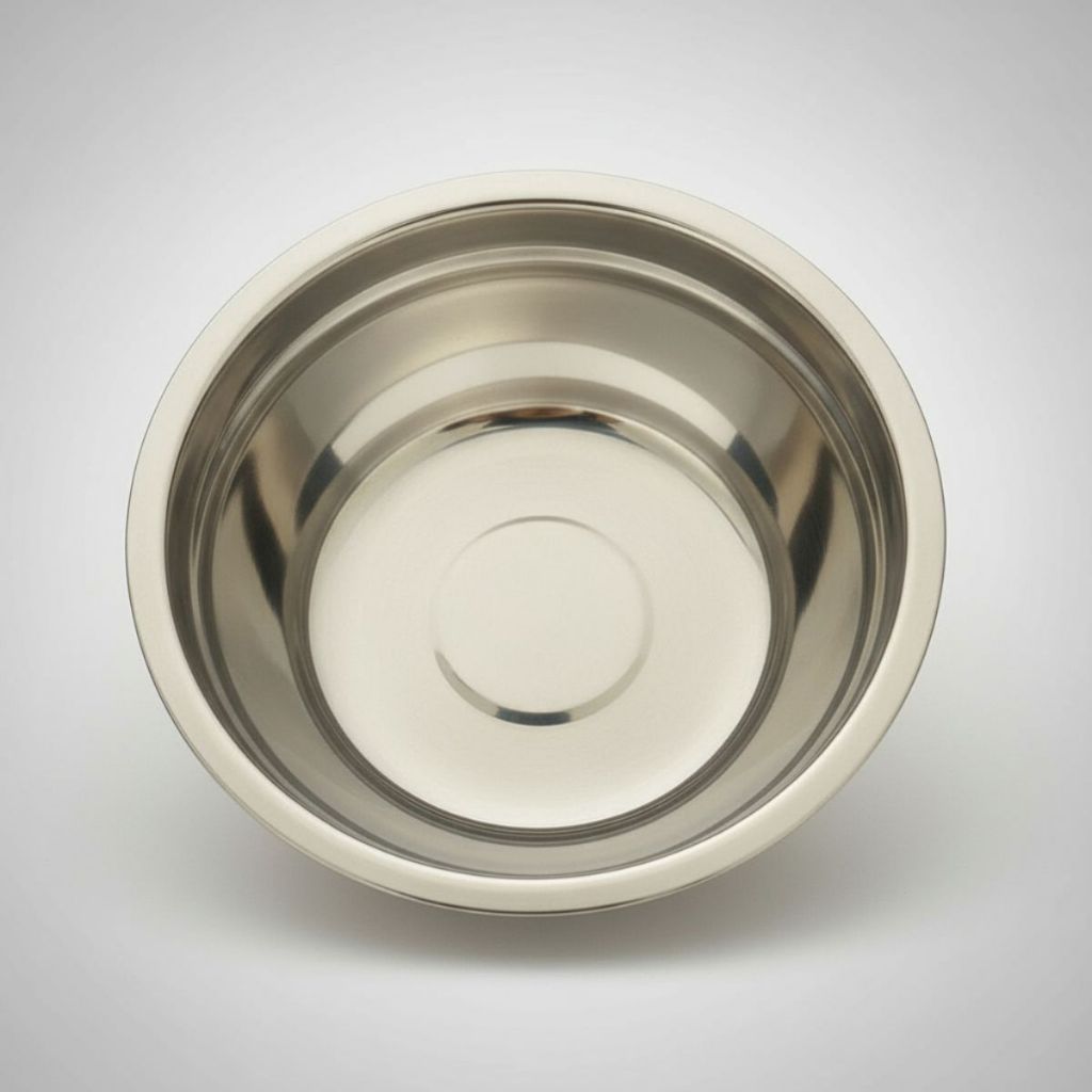 Kit 2 Tigela Bowl Inox Comedouro Pet Cães Gatos Bandeja Pote Ração Cachorros