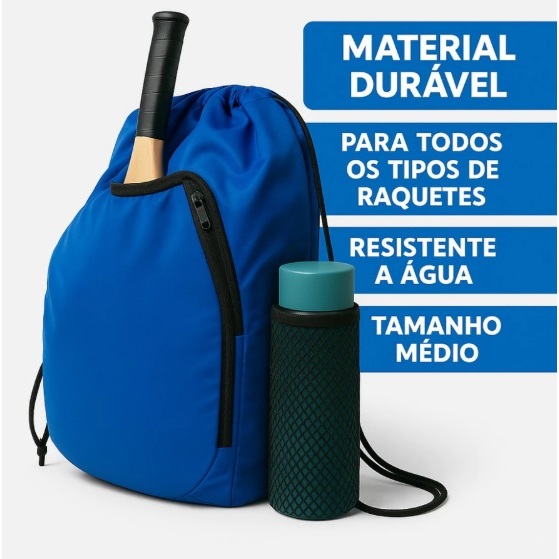 Bolsa Mochila Multiuso Beach Tennis Squash Padel Esporte Profissional