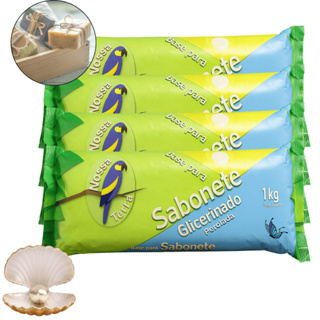 Crie sabonetes incríveis com base de glicerina artesanal de alta pureza em Oferta na Shopee