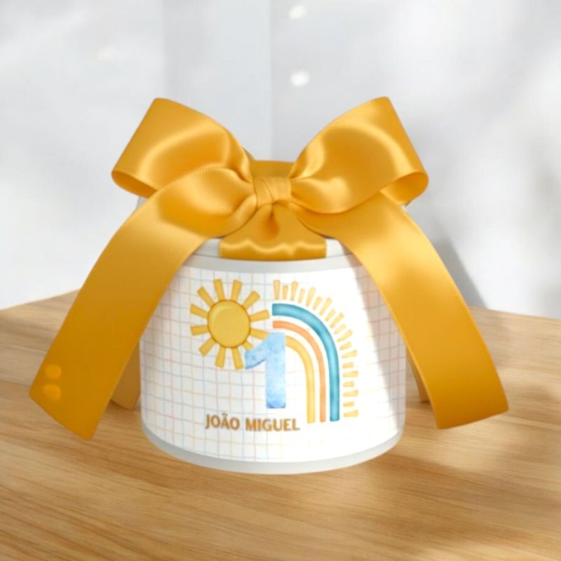 Tubolata Personalizada 5x6 cm • Lembrancinha Festa Infantil • Aniversário • Chá de Bebê • Brinde Personalizado