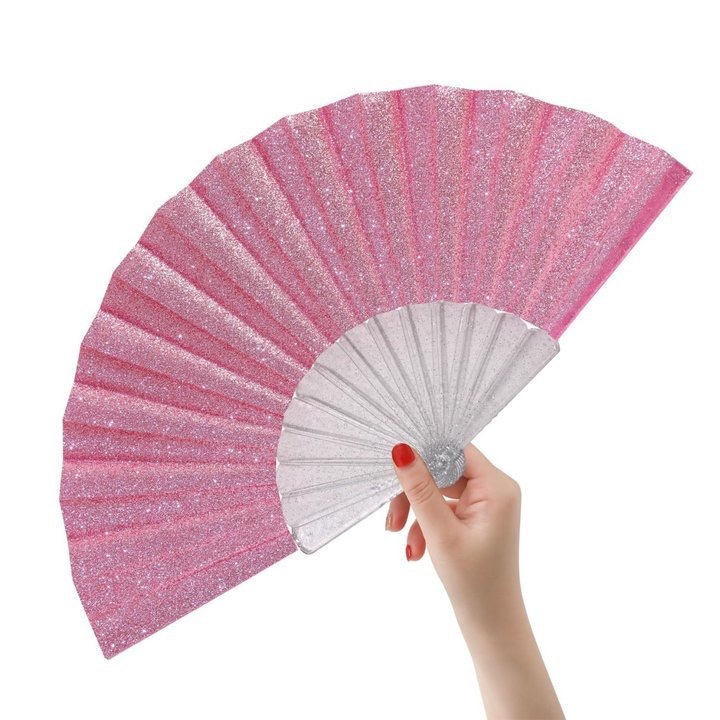 Leque  pequenos  Brilho Holográfico Raves Baladas Festivais Show Carnaval Decoração em Oferta na Shopee