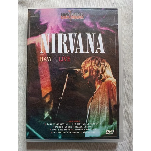 DVD Nirvana - Raw & Live - Ótimo Estado