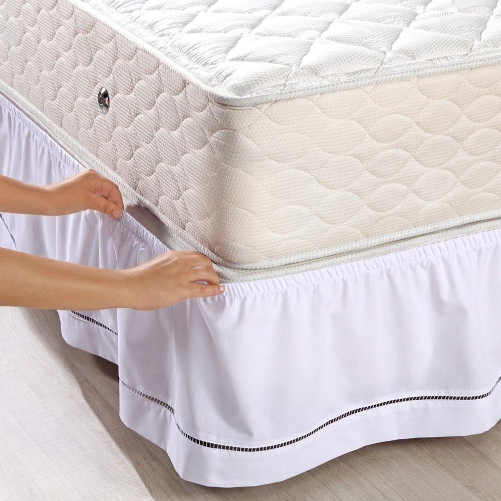 Saia Para Cama Com Elástico em Toda a Volta Protetor De Box - Ponto Palito