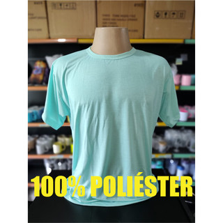 Camisa Azul Piscina Malha 100% Poliéster Sublimação Adulto e Infantil LISA SEM ESTAMPA