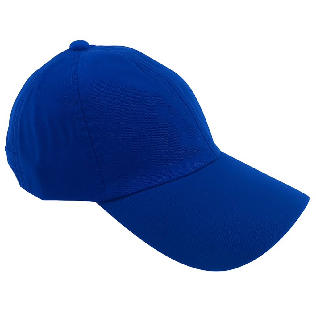 Boné Azul Royal Liso Sem Estampa Uniforme Sarja Bordar Personalizar Fivela