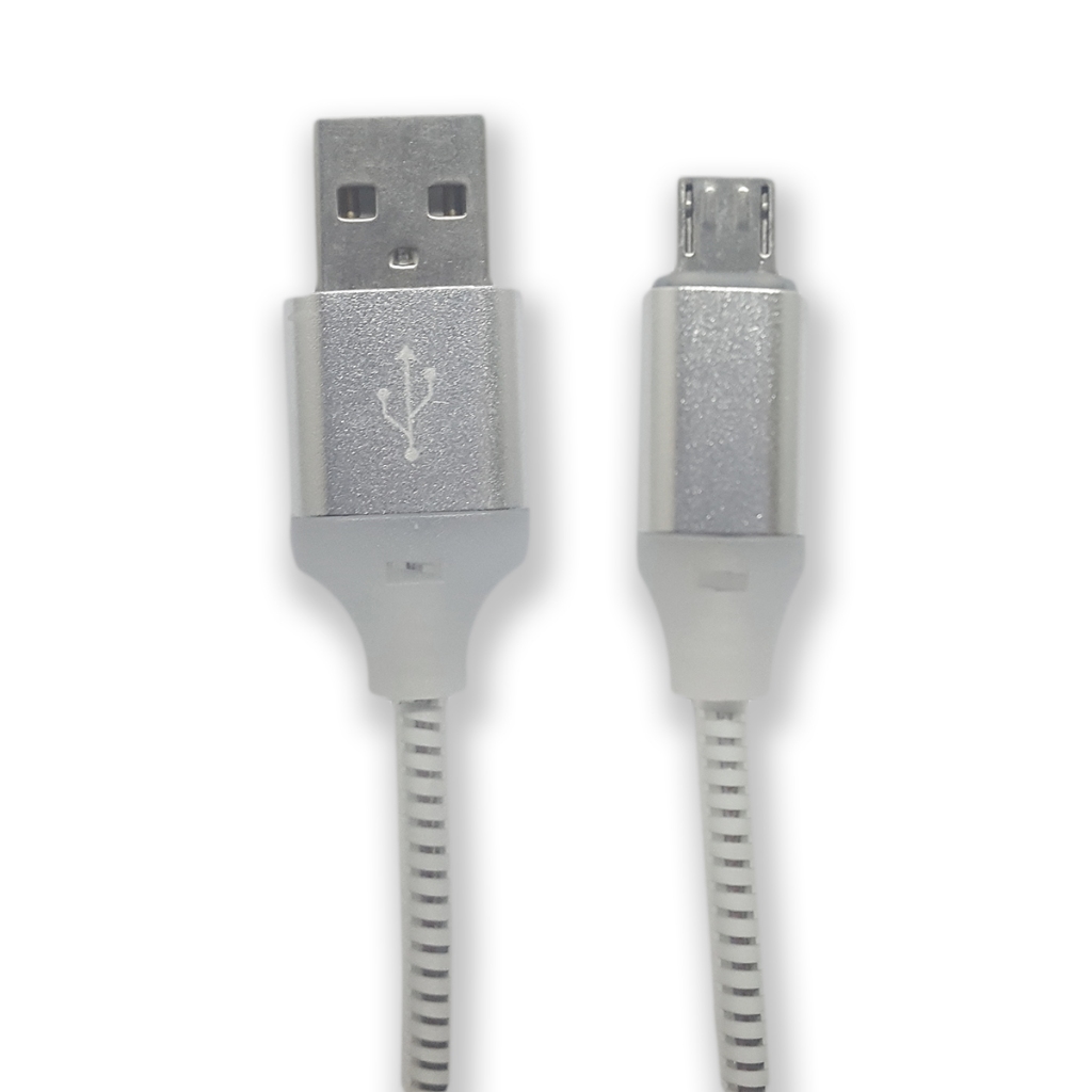 CABO MICRO USB LED BRANCO - MODERNIDADE E ESTILO
