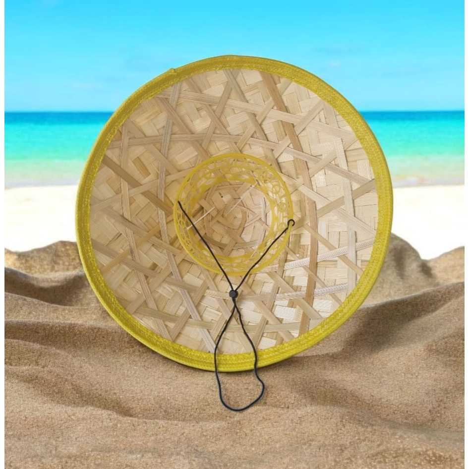 Chapéu Vietnamita Japonês Chinês de Bambu Ane Closplay Fantasia