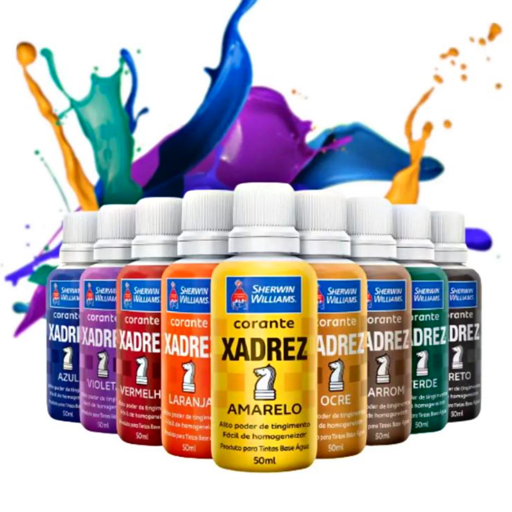 Corante para Tinta Xadrez 50ml Sherwin Williams - Escolha a cor em Oferta na Shopee