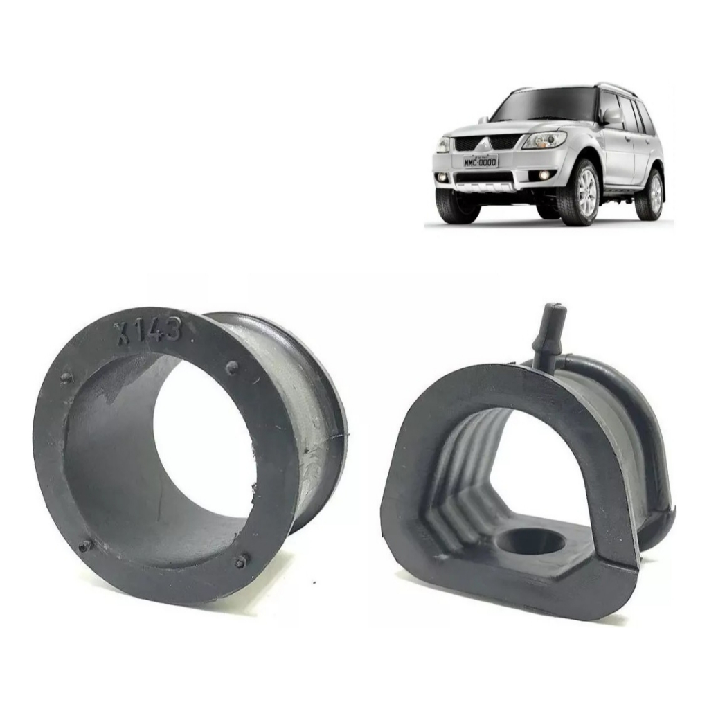 Kit Bucha Fixação Caixa De Direção Pajero Tr4 Chery Face