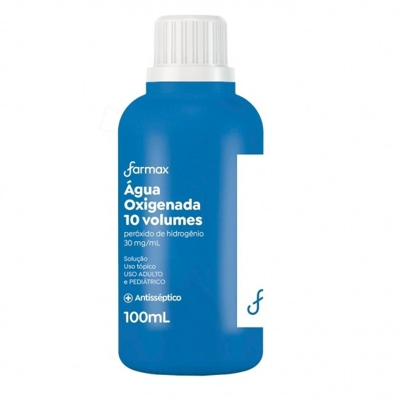 ÁGUA OXIGENADA 10 VOLUMES 100ML FARMAX