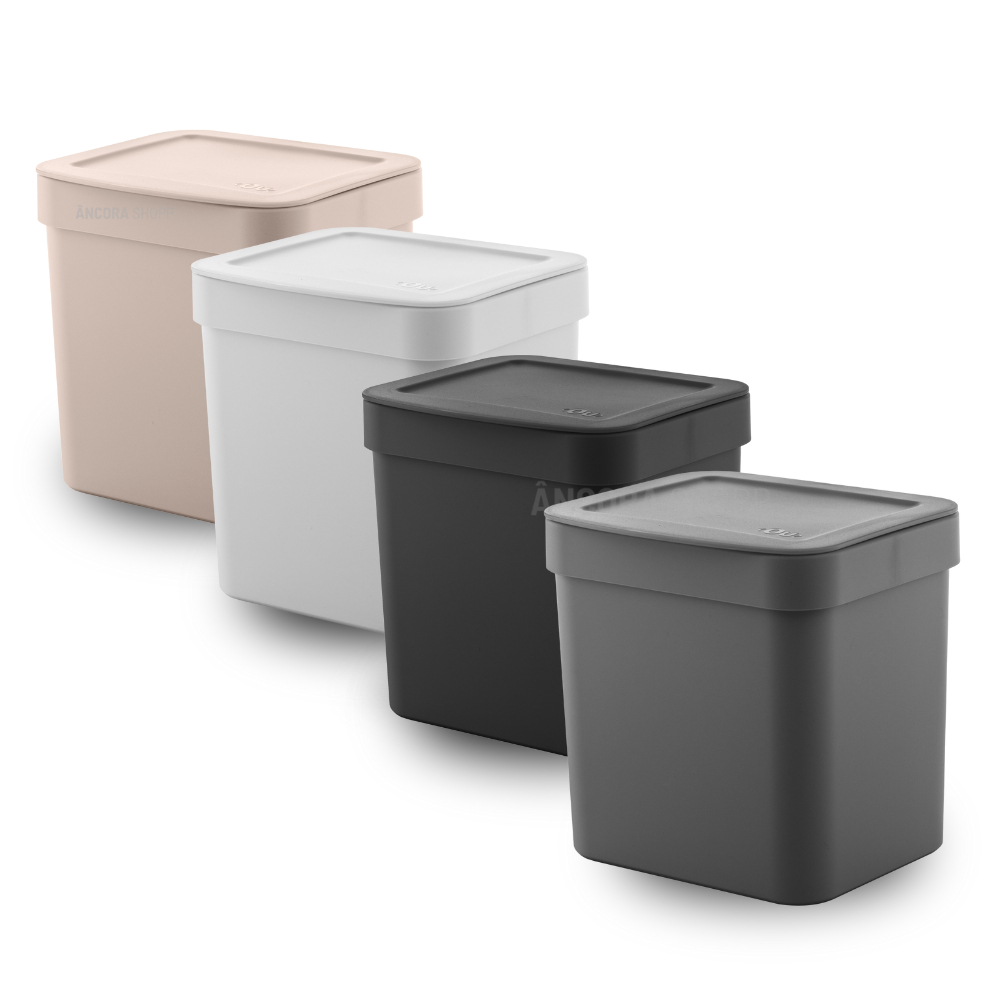 Lixeira para Cozinha Escritório Banheiro Casa 2,5 / 4,7L Compacta Esconde Sacola + Suporte de Parede em Oferta na Shopee