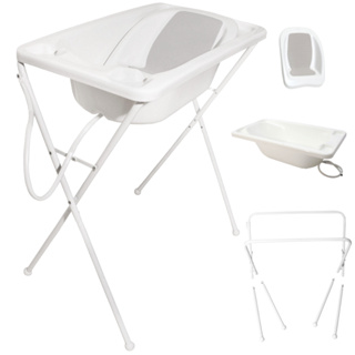 Banheira Para Bebê Galzerano Acqua Trio Até 20Kg Cores Com Suporte em Oferta na Shopee