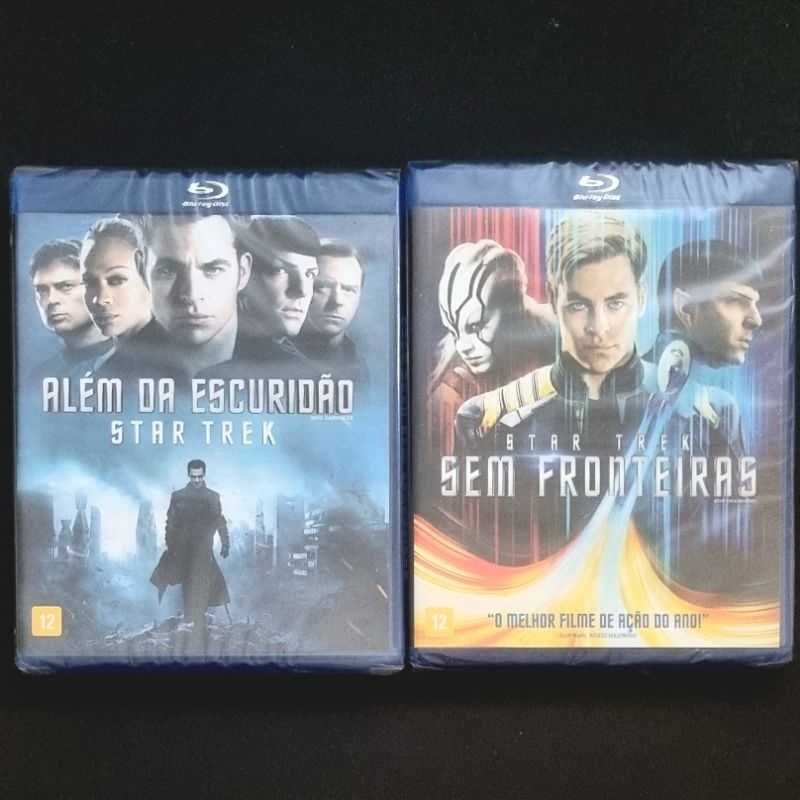 2 Blu Ray Star Trek LACRADO Jornada Nas Estrelas