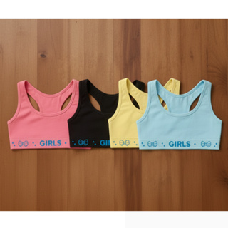 Kit 1, 2 ou 3 Top Juvenil Infantil Menina Conforto Microfibra 4 A 12 Anos Básico Lindo Sortido Confortável em Oferta na Shopee