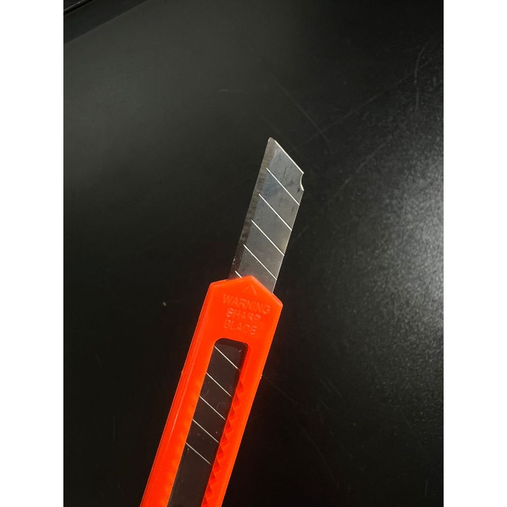 ESTILETE MEDIO CORTE RAPIDO CANIVETE FERRAMENTA LARANJA