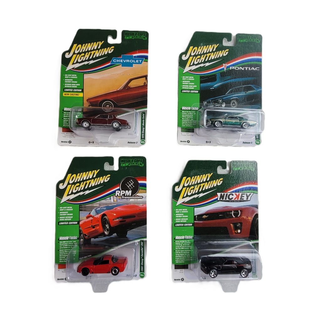 Carrinho miniatura Johnny Lightning Muscle Cars escala 1:64