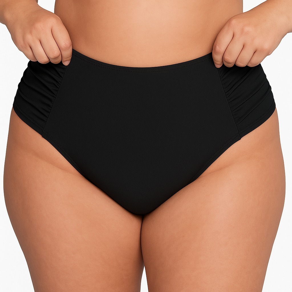 Calcinha Avulsa Biquíni Modeladora Alta Fio Duplo Lateral Larga Moda Praia Plus Size Hot Pands em Oferta na Shopee
