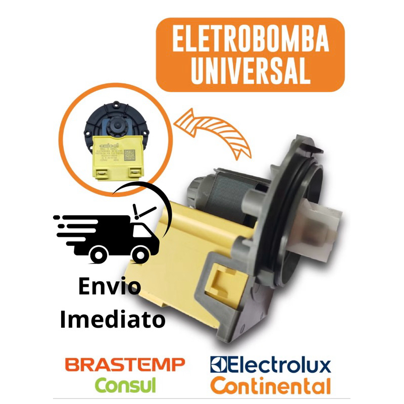 Eletrobomba Lavadora Universal Electrolux Brastemp 127v