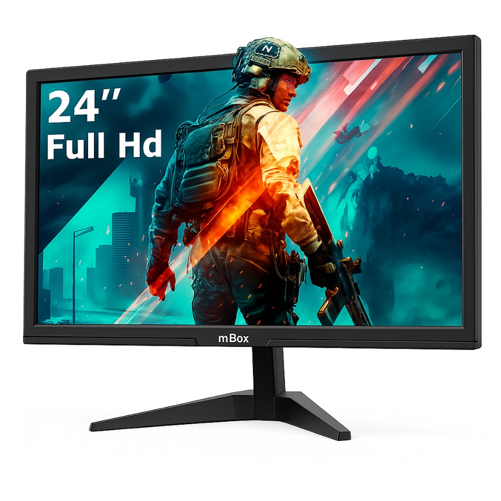 Monitor Gamer LED Ips 27" Full HD 75Hz 5ms HDMI Design Slim Borda Infinita - Miniatura 3