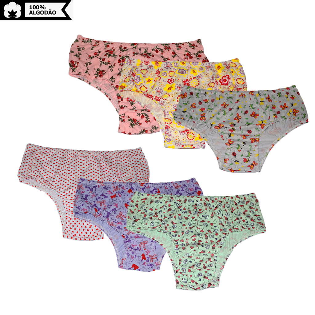 Kit 12 Calçolas femininas para senhoras ou gestantes - 100% algodão forradas e com elástico embutido