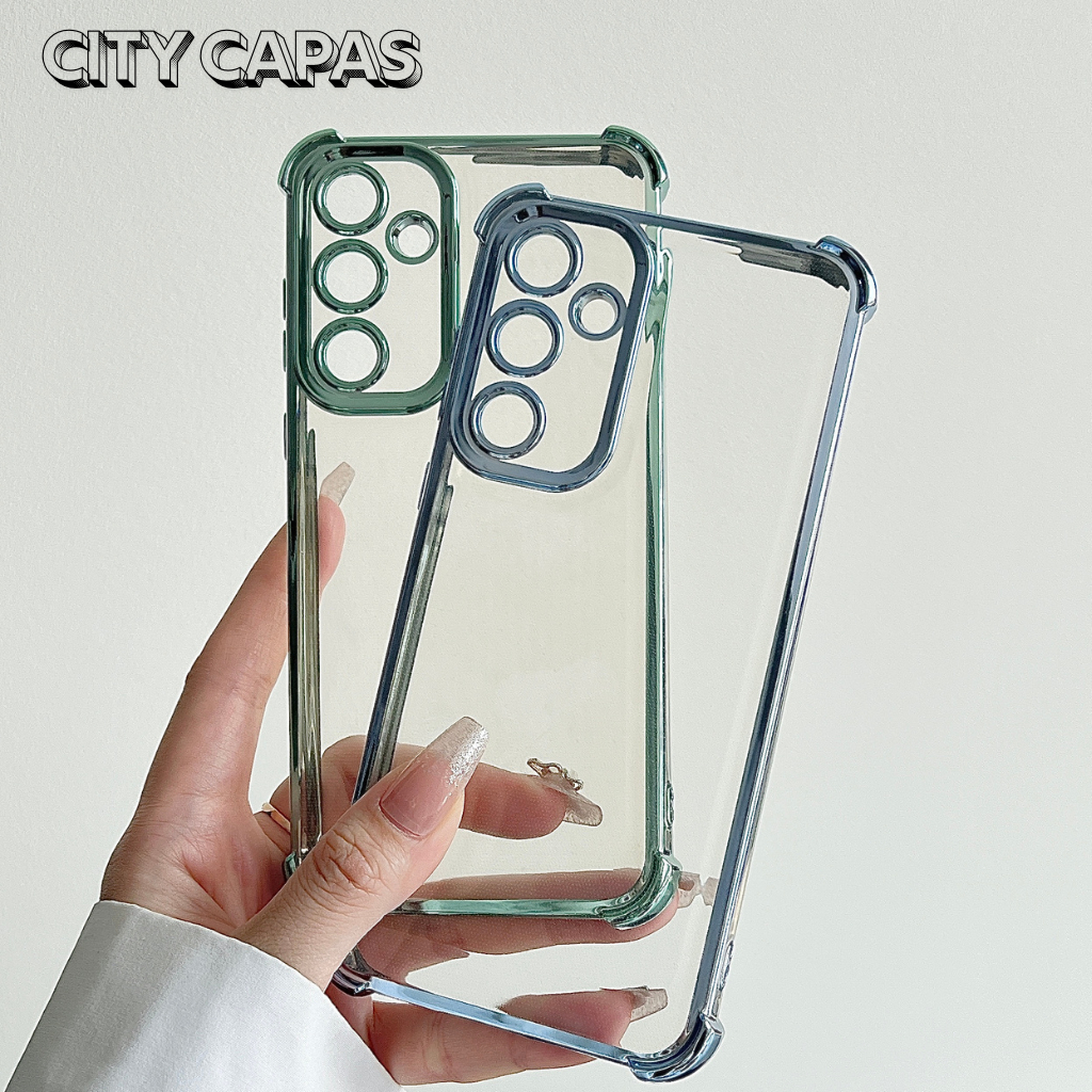 City Capas - Capinha Galaxy A17 A07 A56 A36 A26 A16 A06 A55 A35 A25 A15 A05 Transparente Colorida