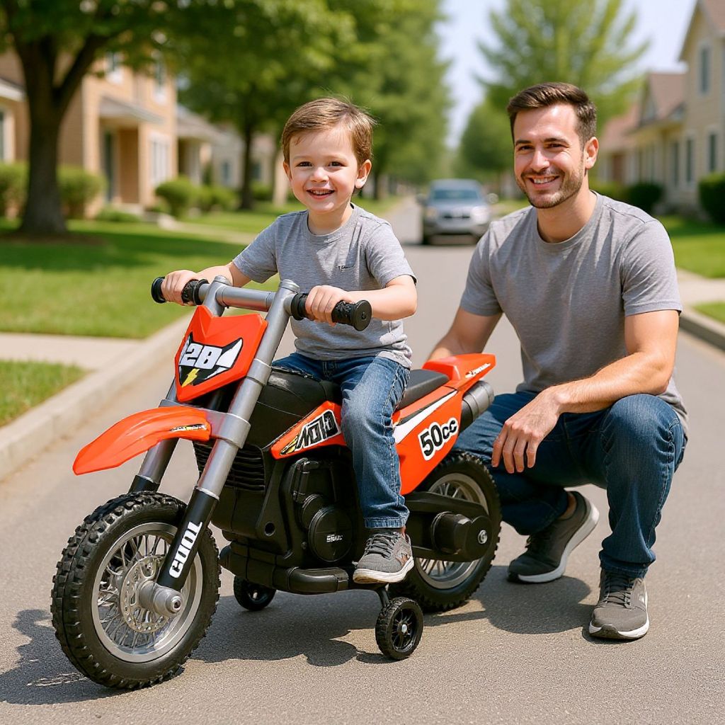 Imagem Moto Eletrica Infantil Motorizada 6v para Criança de 2 anos 3 anos Motinho Elétrica Menino Menina