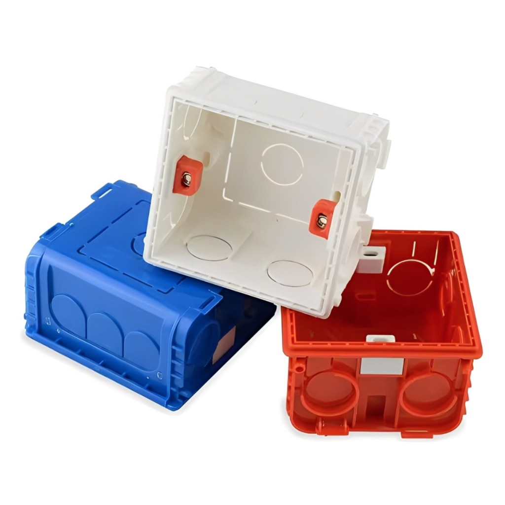 Caixa De Embutir Parede Padrão Europeu 86x86mm