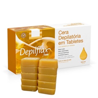 Cera Quente Depilflax Depilatória Mel Rosa Negra Coco Hortelã Morango Original em Tabletes em Oferta na Shopee