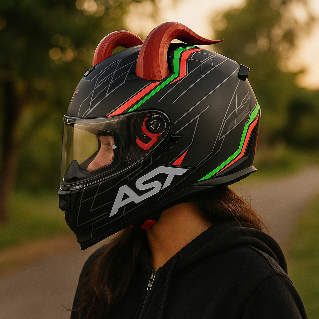2 Pcs Capacete Da Motocicleta Chifre TORTO Acessórios De Decoração Headwear chifrinho Malvadão Orelha Coroa Shrek Asa