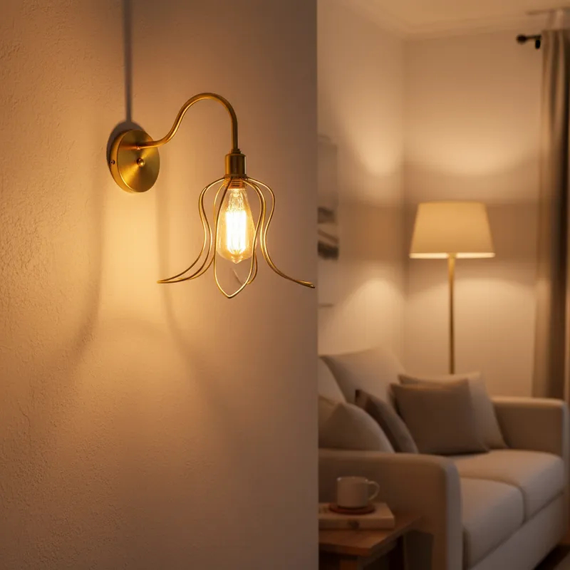 Arandela De Parede Tulipa Pendente Lustre Luminária Aramado Moderno em Oferta na Shopee