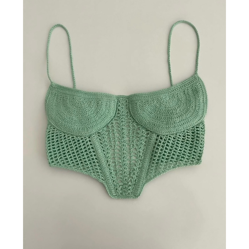 Cropped Corset Crochê: Onde Comprar | BuscaProdutos