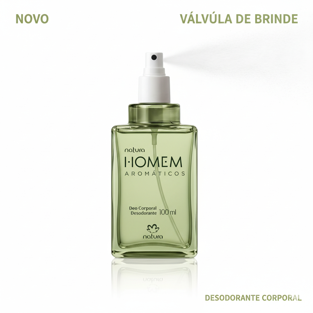 Refil Desodorante Corporal Natura Homem - Aromaticos - 100 ml