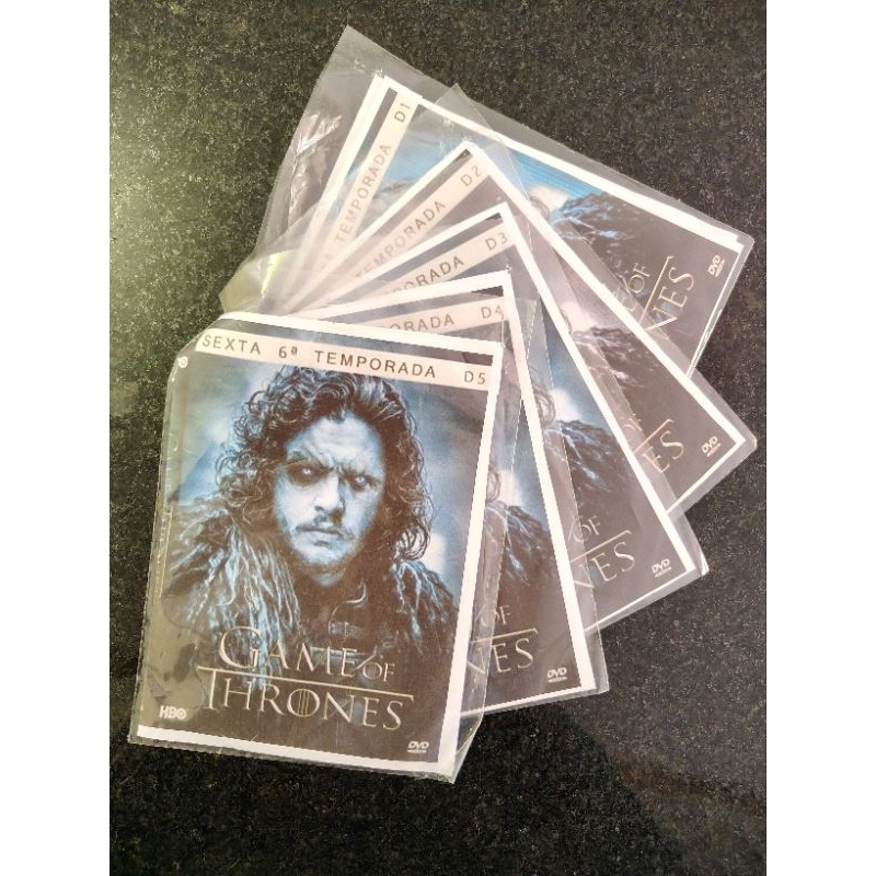 DVDs Game Of Thrones Temporada 6